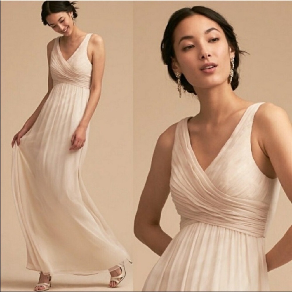 NWT BHLDN Kia Dress gown cream sz XS